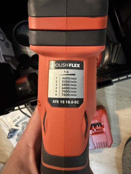 FLEX pulidora a batería excéntrica XFE 15 18.0