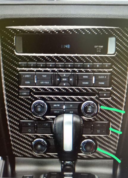 Ford Mustang Roush Shelby Cobra Trim Frame Consola central