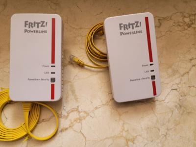 FRITZ!-Powerline 1000E adaptadores LAN, 2 unidades
