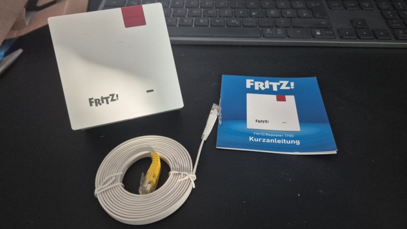 Fritz!Repeater 1700 (Wi‑Fi 7 con hasta 3.600 Mbit/s)