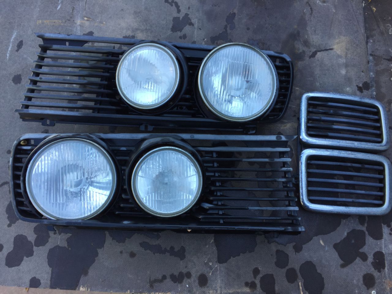 Opticas delanteras bmw  E28 Clasico