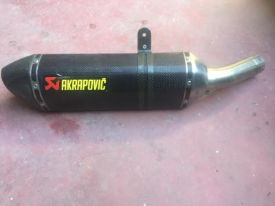 Para Yamaha FZ8 Escape Completo Akrapovic con colectores y Cetralita Dynojet Power