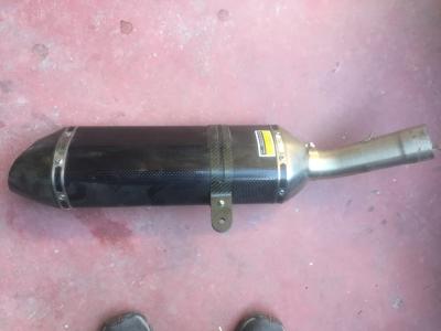 Para Yamaha FZ8 Escape Completo Akrapovic con colectores y Cetralita Dynojet Power