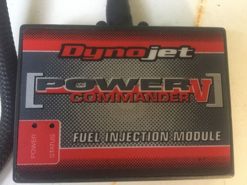 Para Yamaha FZ8 Escape Completo Akrapovic con colectores y Cetralita Dynojet Power