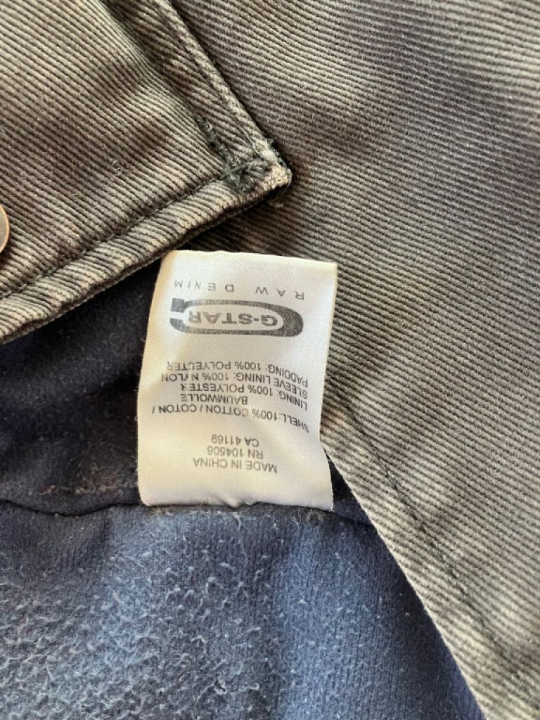 Abrigo G Star Hombre Talla M