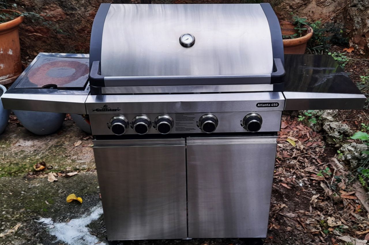 Parrilla de gas butano