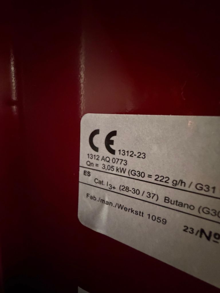 Horno de gas 3,05 kW