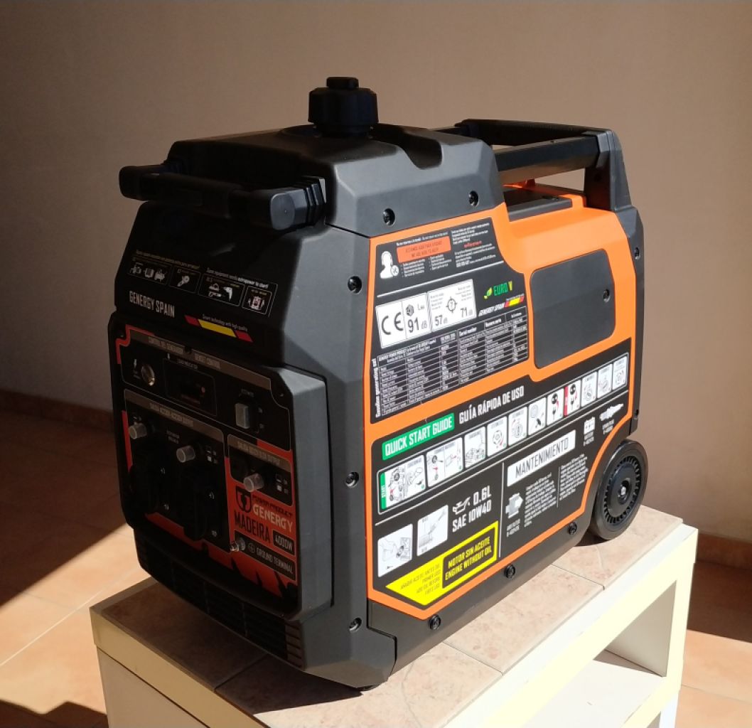 Generador Inversor Onda Sinusoidal Pura 4000 Watt, Arranque Eléctrico