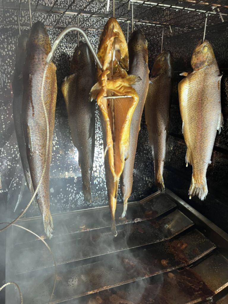 Geräucherte Forellen aus Manacor