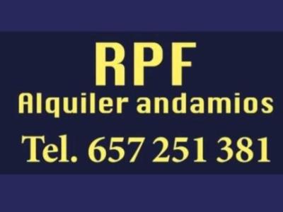 Andamios en alquiler con montaje