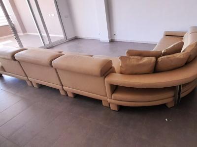Gigantic real leather sofa