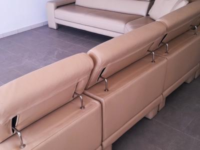Gigantic real leather sofa