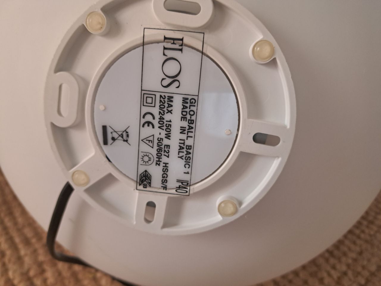 Lámpara bola de vidrio FLOS