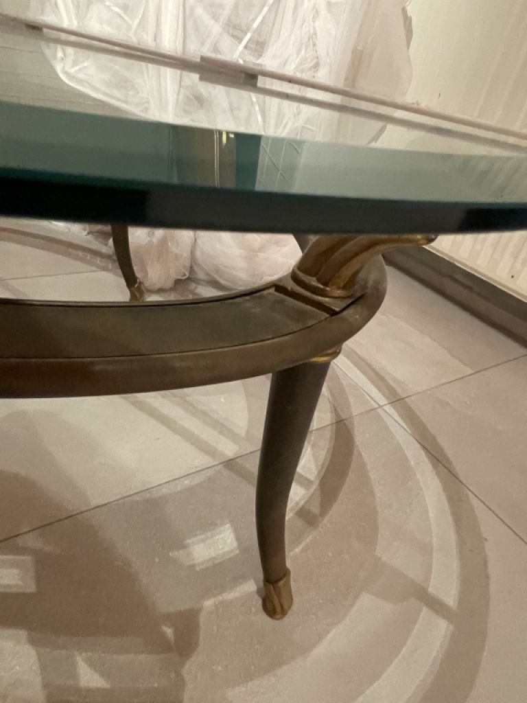 Mesa de cristal salón