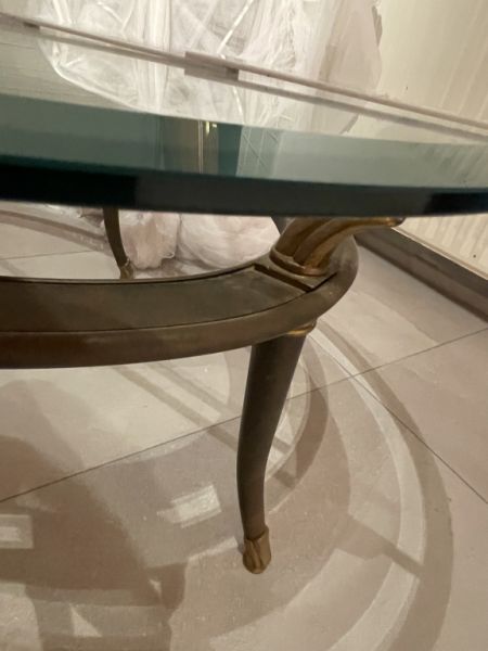 Mesa de cristal salón