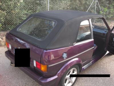 Golf 1 Cabrio special paint "Fire & Ice"