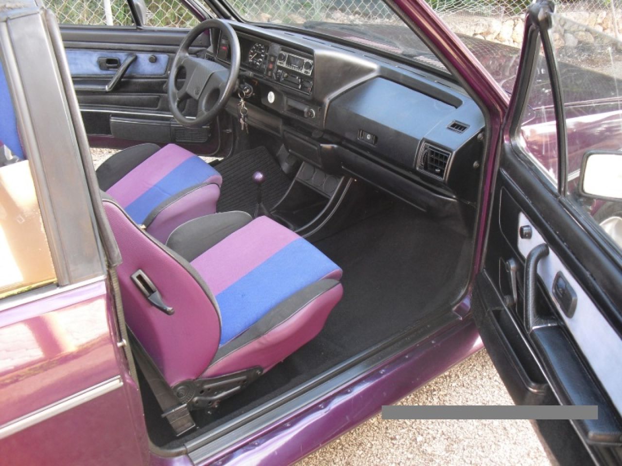 Golf 1 Cabrio special paint "Fire & Ice"