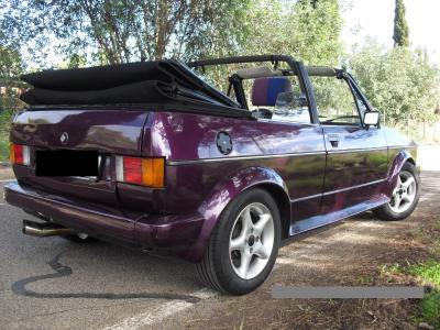 Golf 1 Cabrio special paint "Fire & Ice"