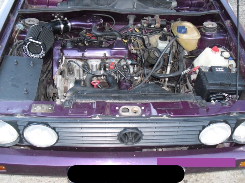 Golf 1 Cabrio special paint "Fire & Ice"