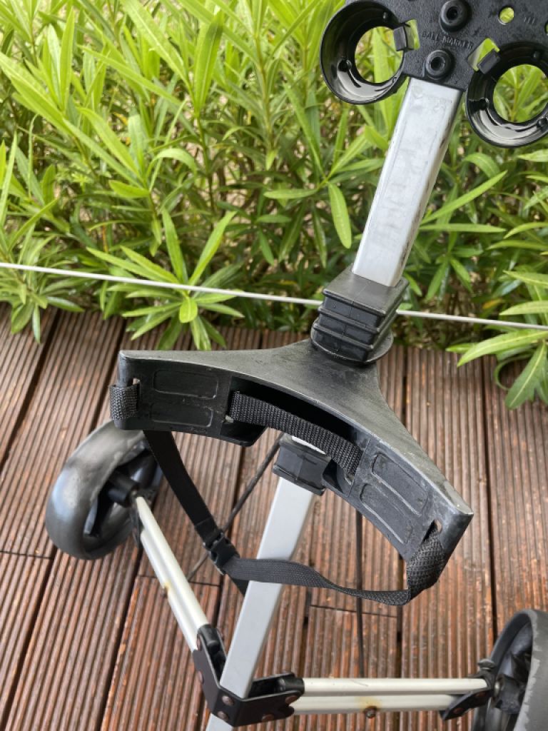 Golf Mallorca: Ziehtrolley Klapptrolley Trolley klappbar Alu