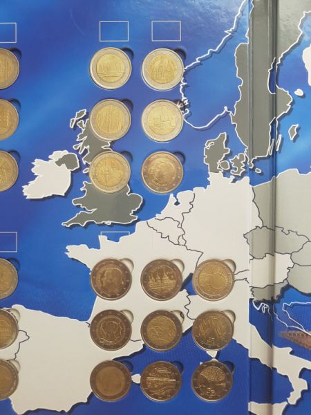Große Euromünzsammlung in 4 Alben – 228 Münzen – Sammler
