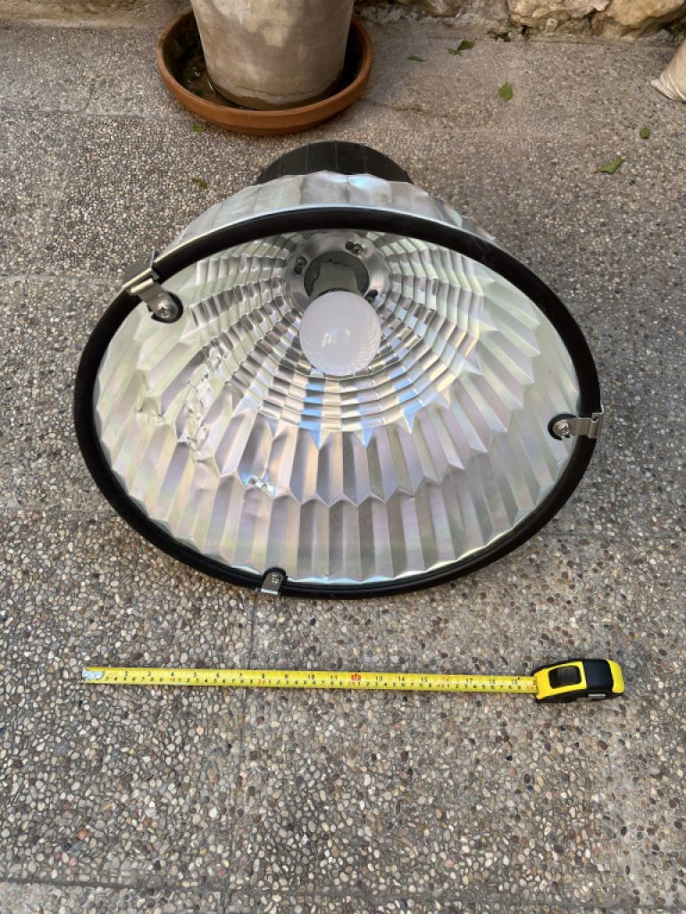 Lámpara industrial grande, lámpara de techo