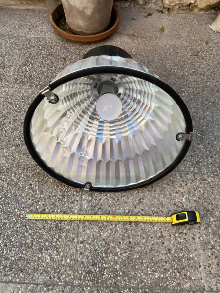 Lámpara industrial grande, lámpara de techo