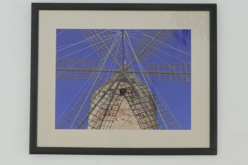 gran molino de carteles de impresión de arte Mallorca 100 x 80cm