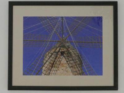 gran molino de carteles de impresión de arte Mallorca 100 x 80cm