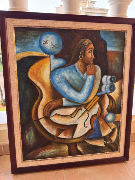 Cuadro grande aprox. aprox. 74 x 62 cm Óleo o Acrílico