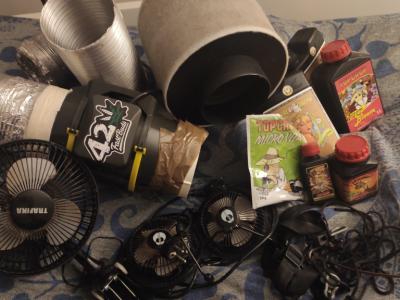 Carpa de cultivo incl. equipo