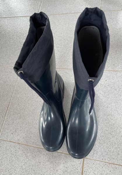 Botas de agua talla 42, azul oscuro  NUEVAS