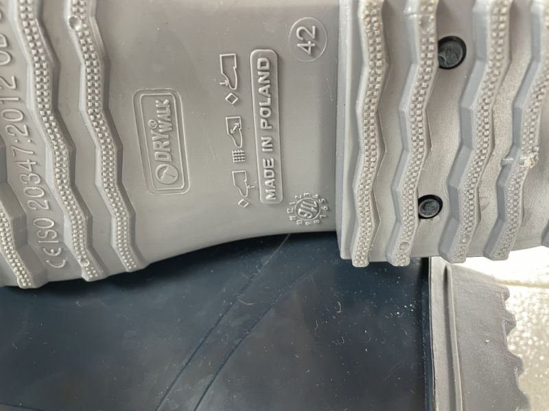 Botas de agua talla 42, azul oscuro  NUEVAS