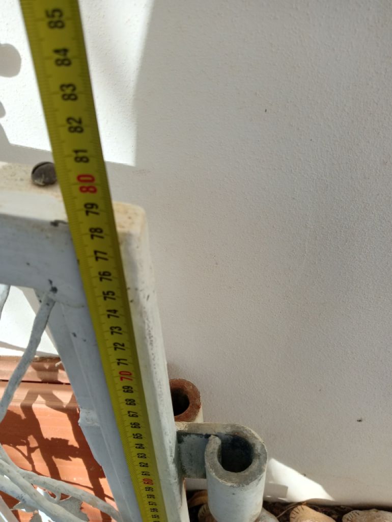 Puerta de hierro fundido