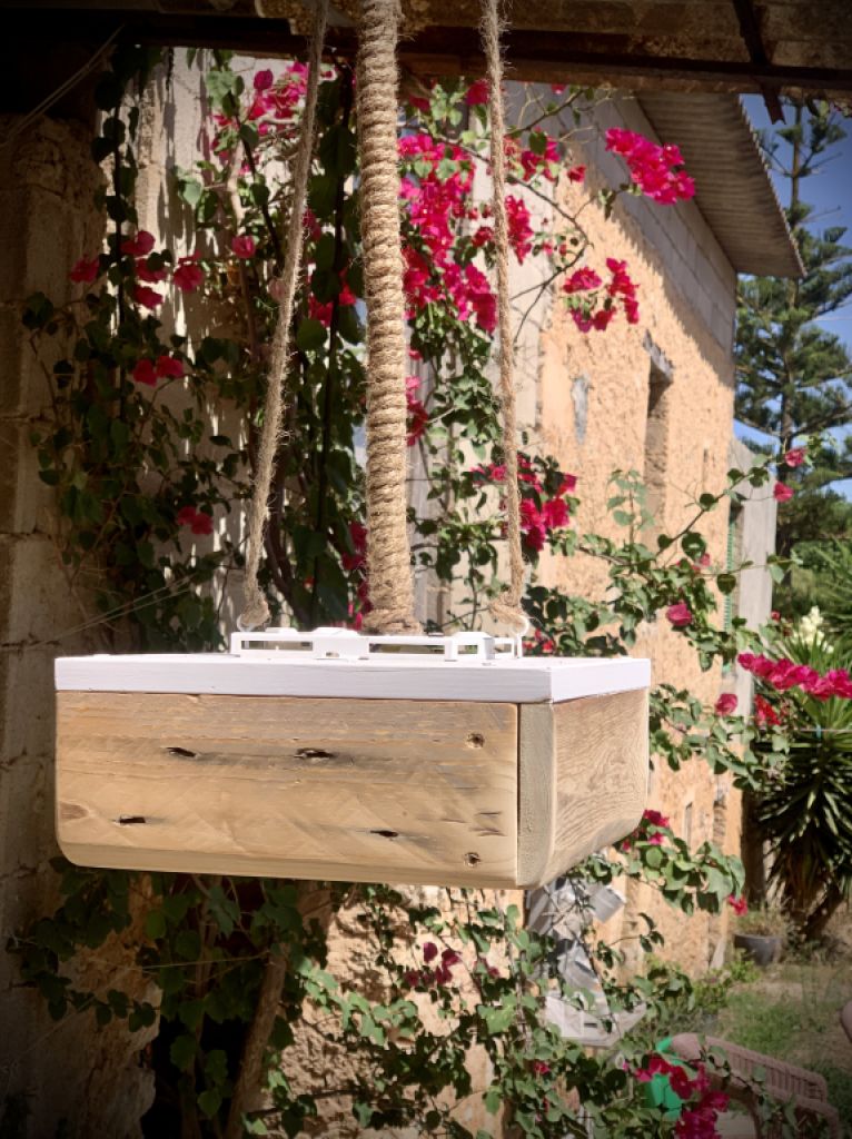 Lámpara colgante Lámpara de techo madera única Lámpara de mesa única E14