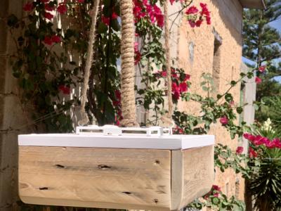 Lámpara colgante Lámpara de techo madera única Lámpara de mesa única E14