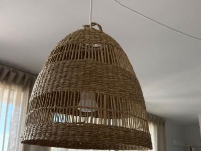 Lámpara colgante hecha a mano Ikea TORARED / HAVSDJUP pantalla