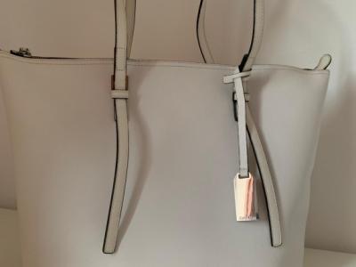 Bolso de mano Celvin Klein, blanco, como nuevo