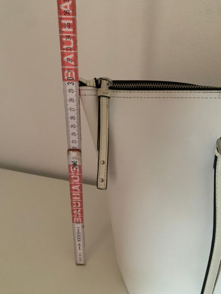 Bolso de mano Celvin Klein, blanco, como nuevo