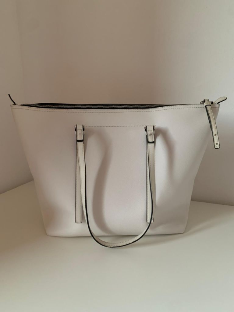 Bolso de mano Celvin Klein, blanco, como nuevo