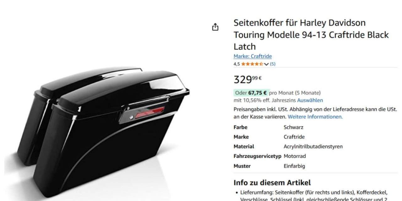 Harley Davidson Touring varios accesorios Manacor/Mallorca