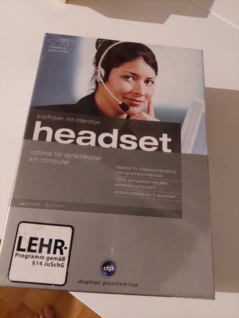 Headset + Einstufungstest: Das offizelle dp-Headset + Sprachentest