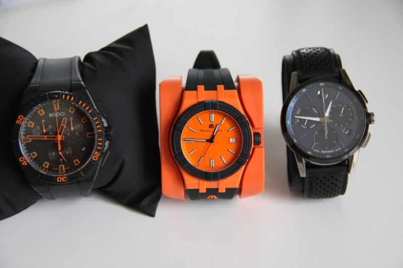Men's watches MIDO "Ocean Star Captain", MOVADO "Museum Classic" and PHILIPPE LACROIX "Aikon Tide"