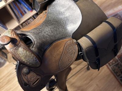 High-End Western-Sattel – Handgefertigt, Ausgezeichneter Zustand