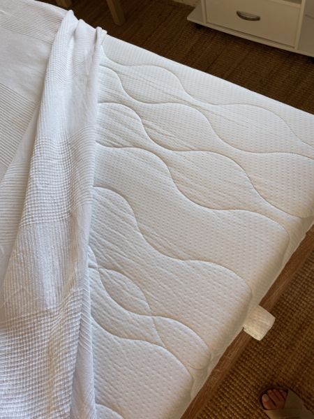 Canopy bed and matching sofa