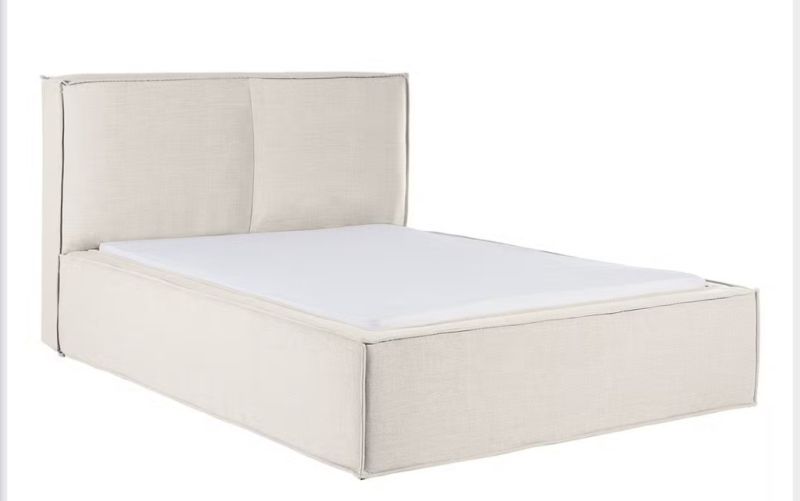 high-quality upholstered bed (160 × 200 cm) including slatted base