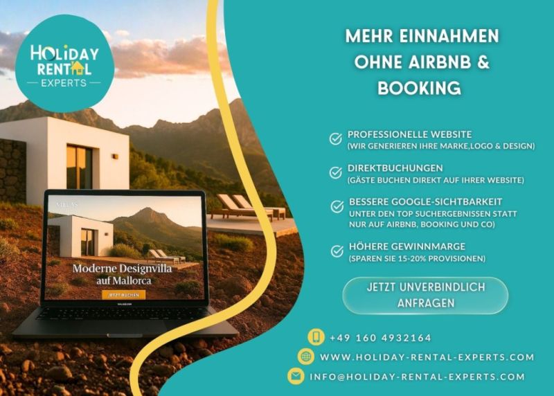 Holiday Rental Experts – Consultoría profesional para el alquiler vacacional en Mallorca.