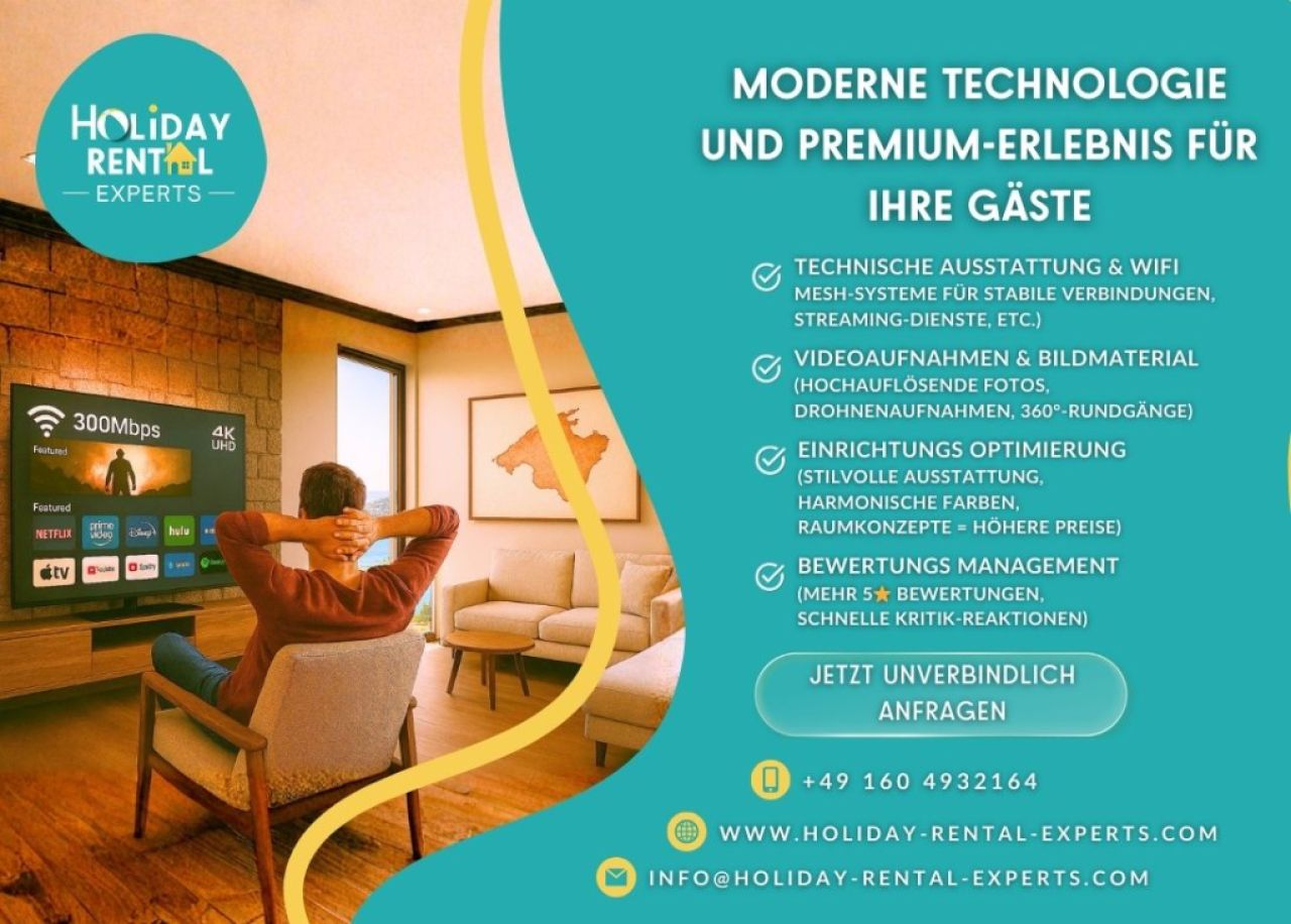 Holiday Rental Experts – Consultoría profesional para el alquiler vacacional en Mallorca.