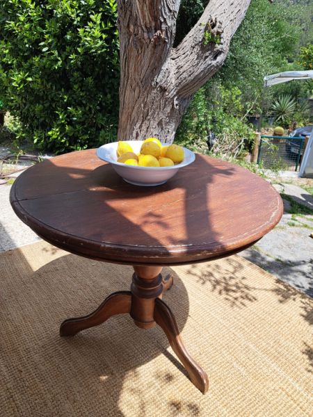 Rustic wooden table