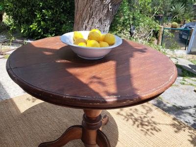 Rustic wooden table